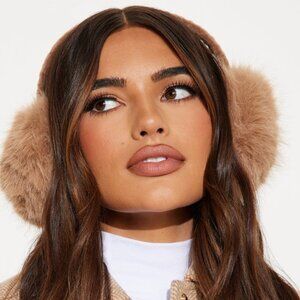 Fur Brings The Fun Earmuffs - Brown